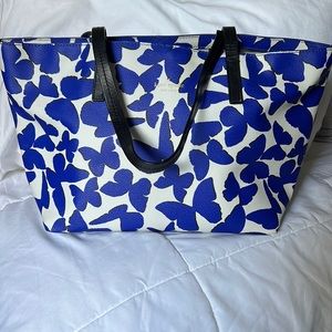 Kate Spade New York- Hawthorne Lane Ryan Shoulder Bag, Butterfly Print Tote
